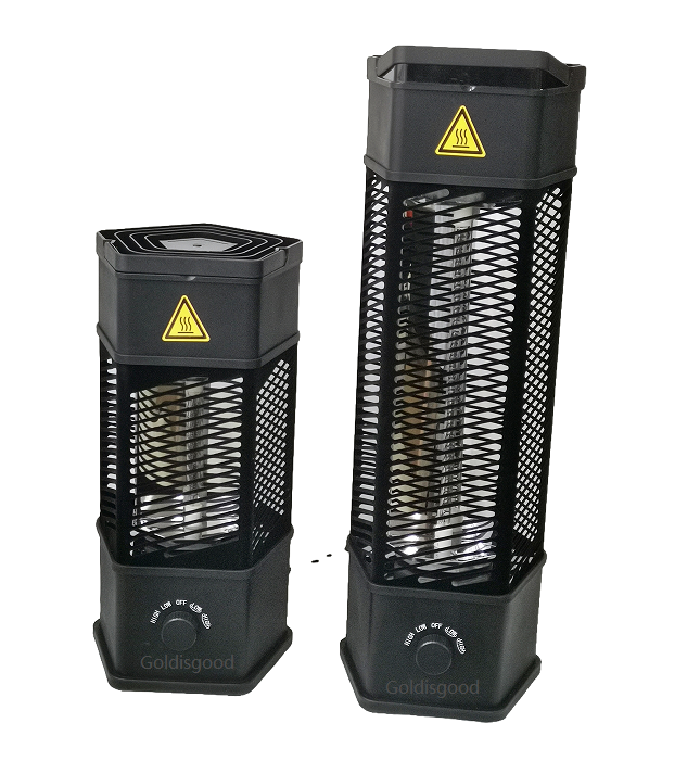 Space saving wall heater
