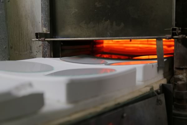 Rapid drying for glass coating