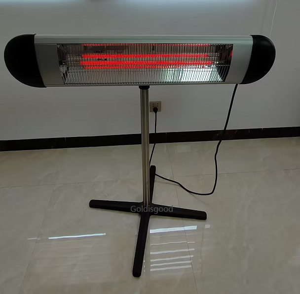 Distance between patio heater and ceiling