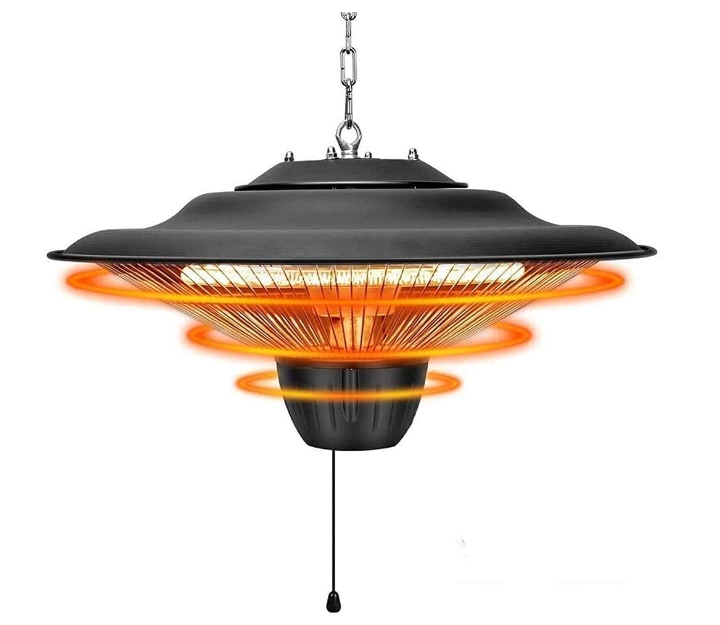 Infrared yoga heater wall mount