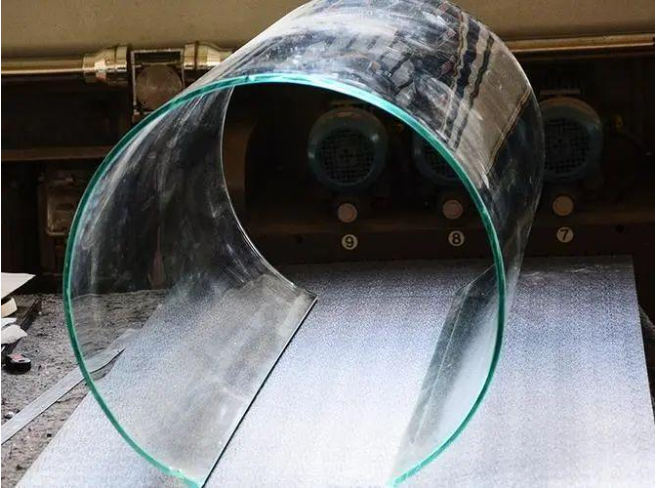 Architectural glass bending lamp